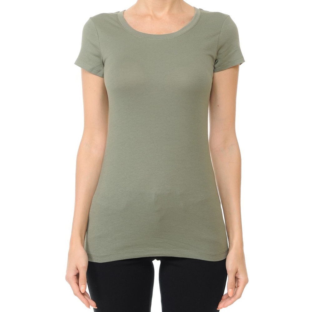 Round Neck Short Sleeve Shirt